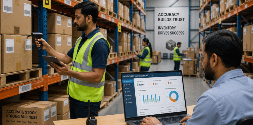 Improving inventory accuracy in warehouse management system